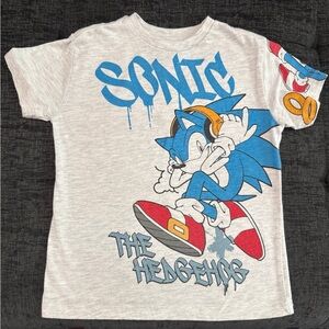 *SOLD* Sonic Kids Short Sleeve T-Shirt - Blue and Gray
